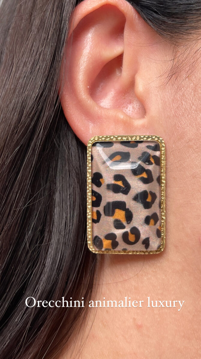 Orecchini luxury animalier