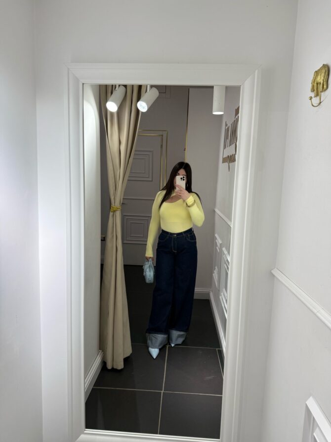 Coordinato denim pantalone