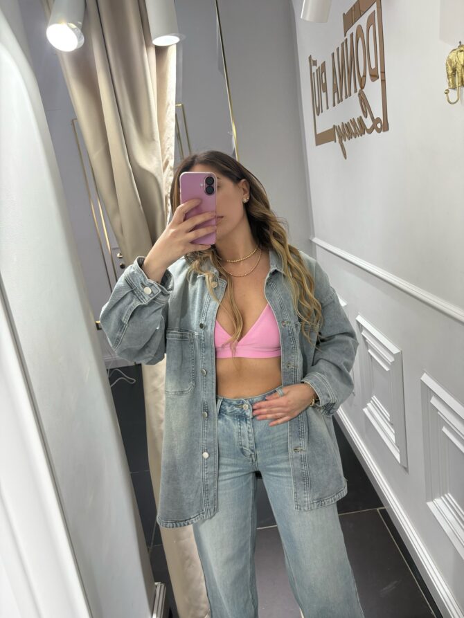 Giacca Denim chiaro